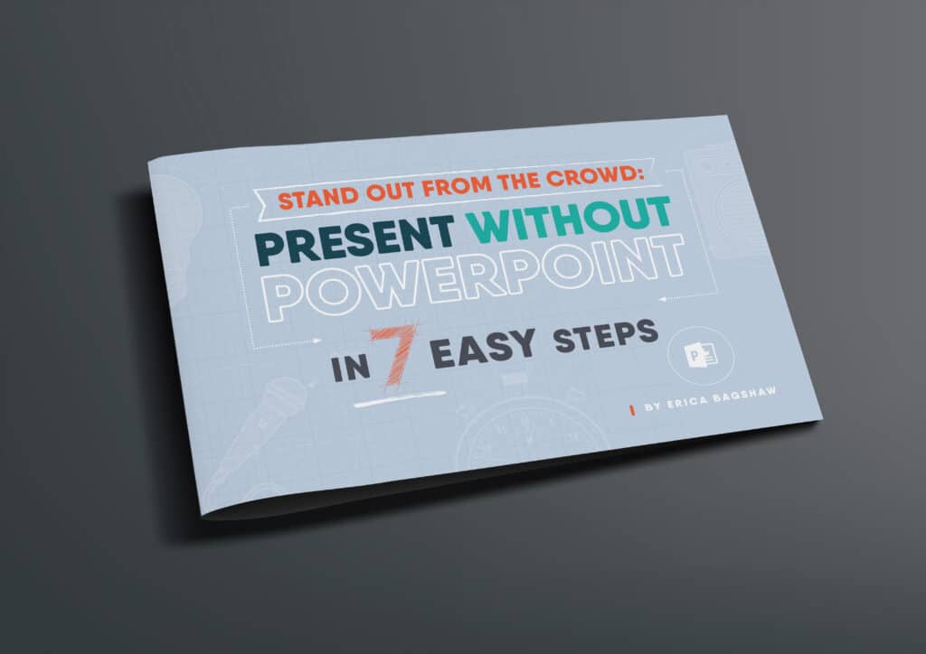 Present without powerpoint mockup ebook