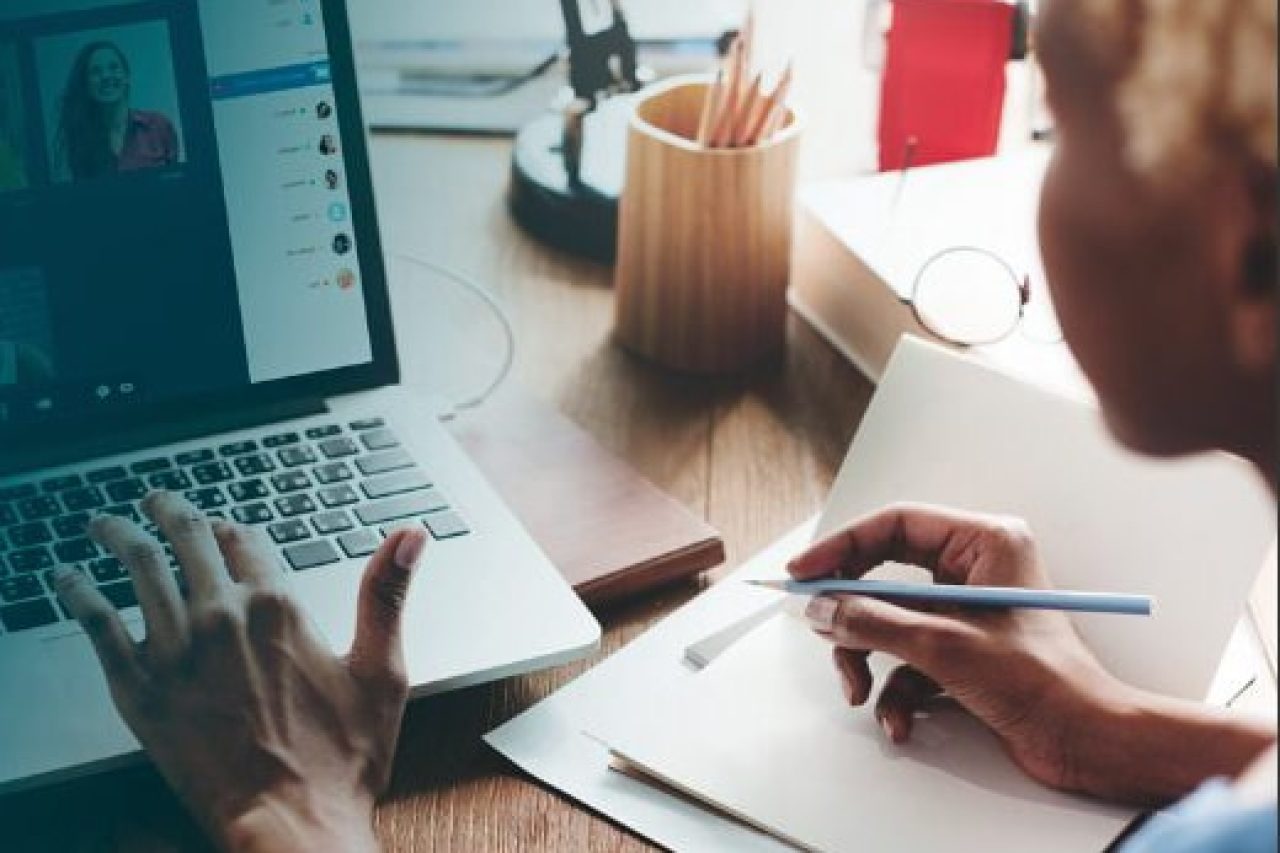 Deliver virtual training that works_woman on laptop